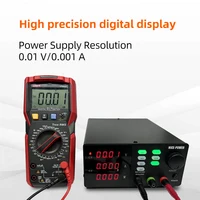 เครื่องควบคุมแรงดันไฟฟ้า10A 30V แบบปรับได้แหล่งจ่ายไฟ DC 24V 60V ซ่อมโทรศัพท์มือถือ 6