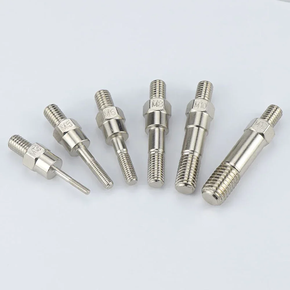 Hand Rivet Nut Gun Part Manual Threaded Rivet Head Replacement Screws Pull Rod For BT-606 605 607 M3 M4 M5 M6 M8 M10 M12 rivet gun,rivet nut tool,rivet gun set,rivet gun part