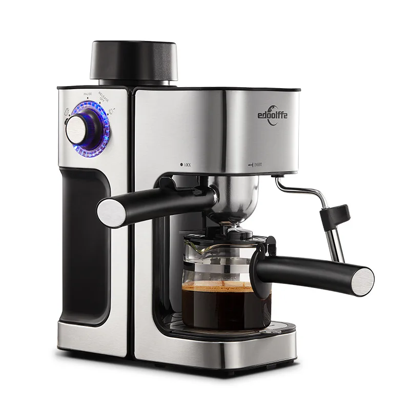 Household Espresso Coffee Machine Steam and Milk Foam Integrated Coffee  Machine Small Mini Semi-automatic Coffee Machine - AliExpress