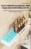 white corner shelf bathroom rack shelf organiser toilet organiser shampoo rack Kitchen storage rack 3