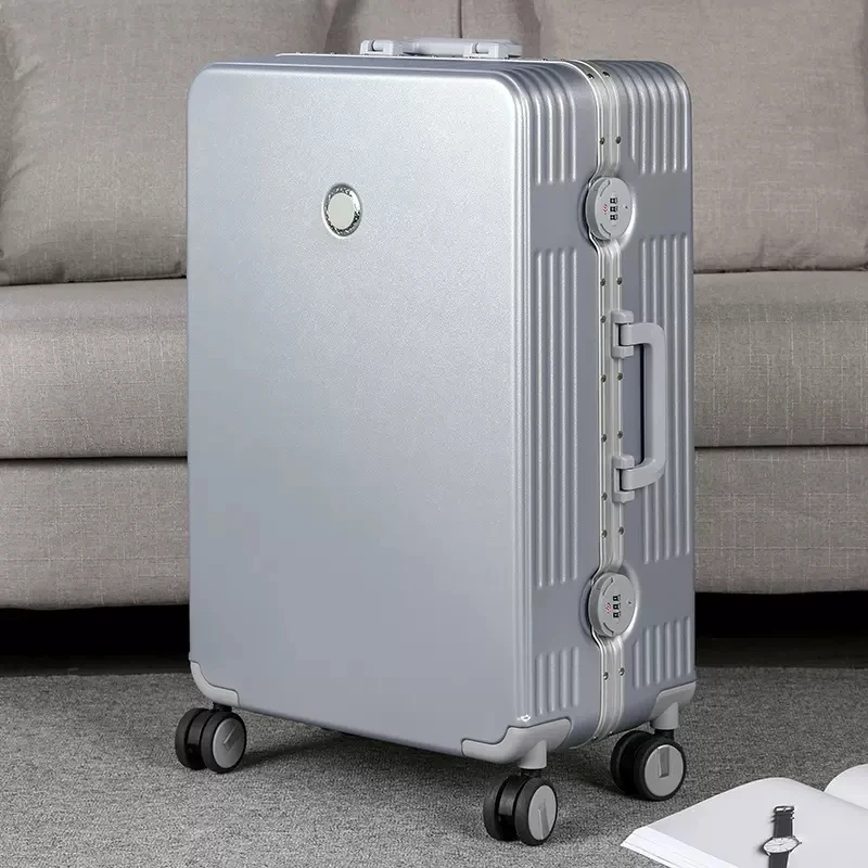 High Quality Colorful Sleek Minimalist 20/22/24/26/28 Inch Size Aluminum Frame Rolling Luggage Spinner Brand Travel Suitcase
