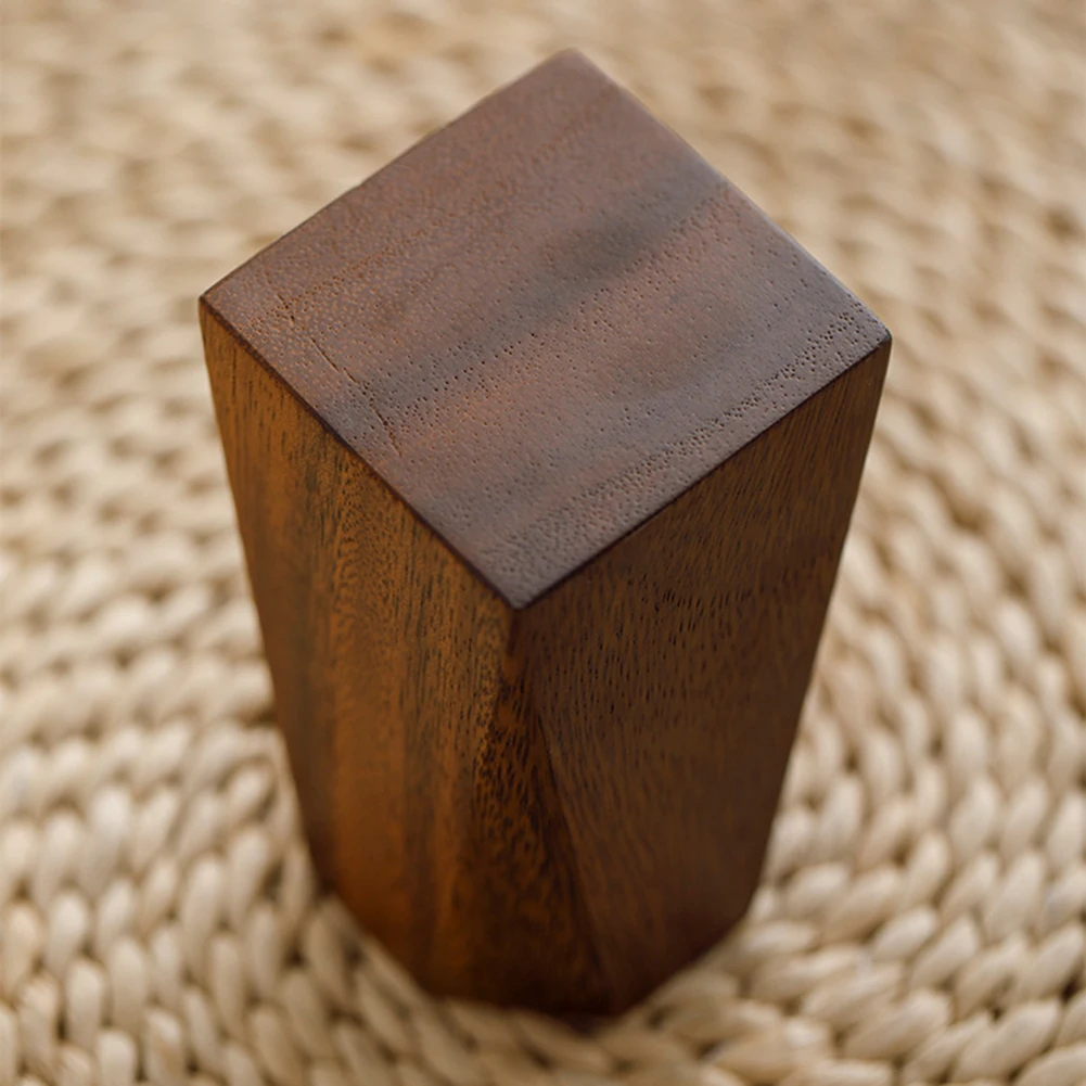 Walnut Wood Pen Pot Halter Desktop Organizer Korb Office Desk Zubehör Vintage Stift Stift Aufbewahrungst Cup für Büroschreibtischschule – Detail 4