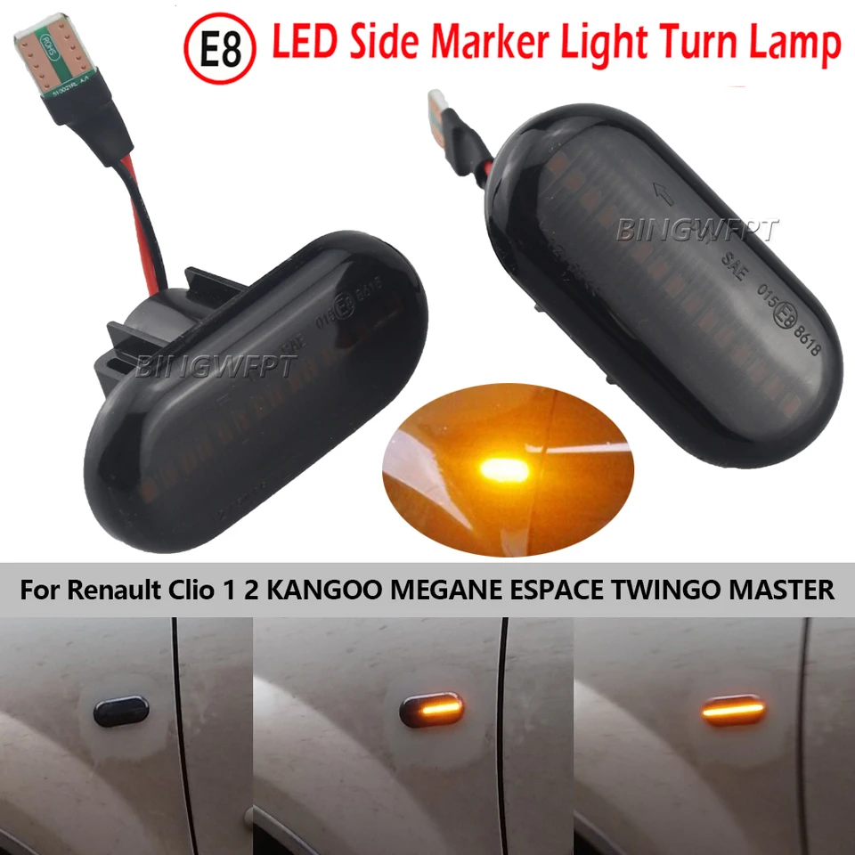 Clignotant Latéral Dynamique à Deux Led, Pour Opel MOVANO VIVARO, Nissan INTERSTAR PRIMASTAR KUBISTAR Smart, Pour Renault