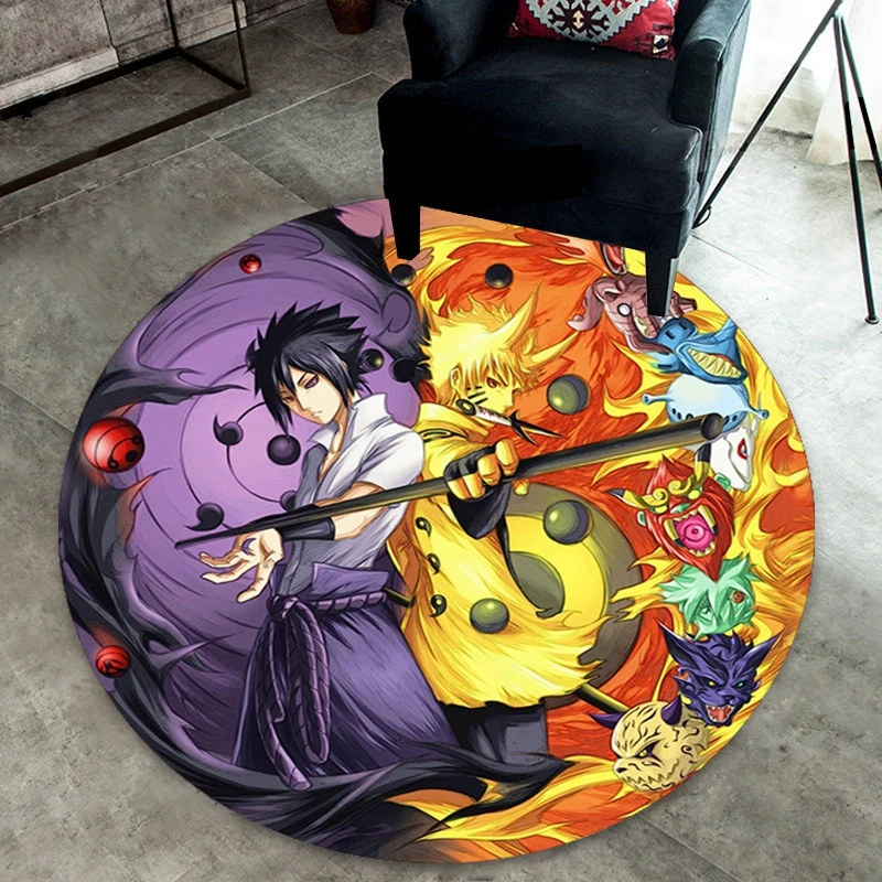 Tapete Capacho Entrada Naruto Akatsuki símbolo anime 60x40 cm