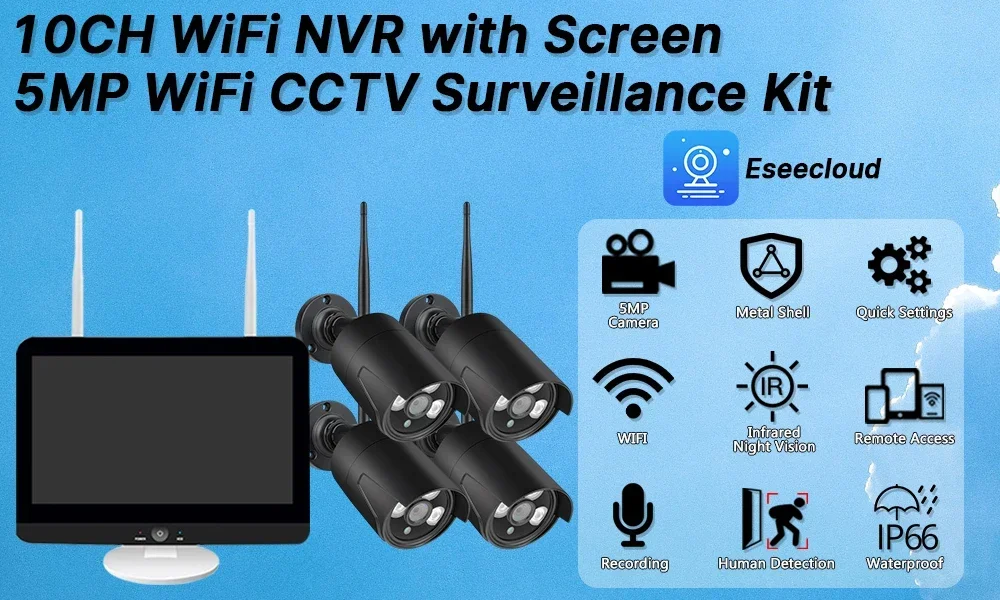 Decklink Wifi Cctv Camera Set Cctv Camera Nvr Record DeckLink MP