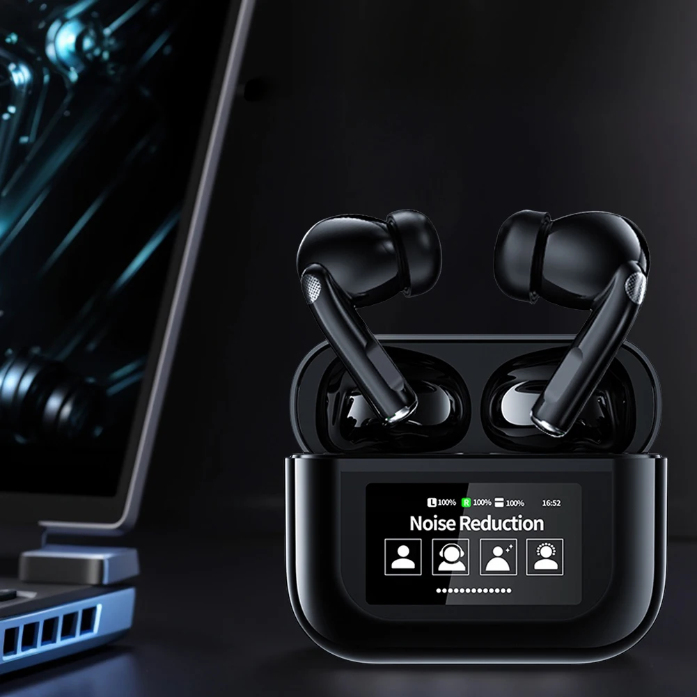 Wireless BT5.4 Real Time Portable Translator Earbuds ANC Noise Cancelling 144 Languages 99% Accuracy Smart Voice Translator