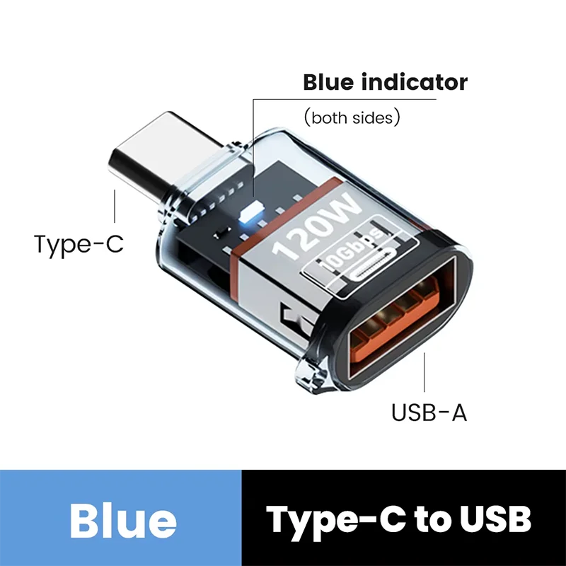 ตัวเลือกสินค้า อะแดปเตอร์ USB-C 3.2 120W สำหรับ iPhone 15/16 และ Samsung