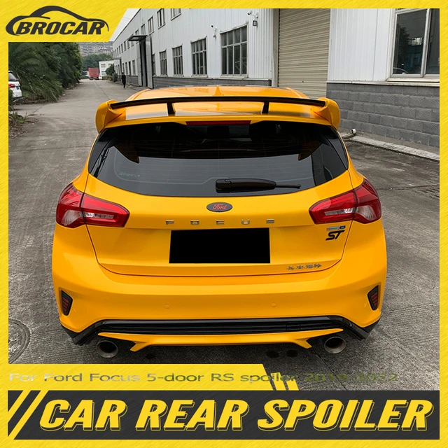 For hatchback Ford Focus 5-door RS spoiler 2019-2022 High-quality ABS  plastic unpainted color rear spoiler trunk MK4 top wing - AliExpress