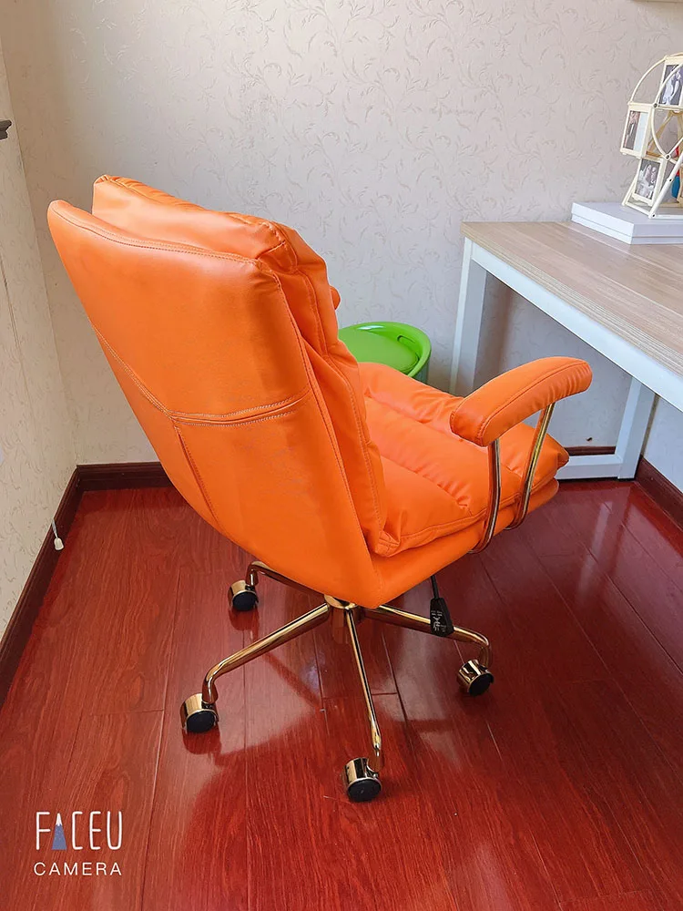 Description Picture 6 of itemComputer Chair Lifting Swivel Soft Chair Home Office Desk Chair Nordic Furniture Ergonomic With Backrest Armchairs Bedroom Chair