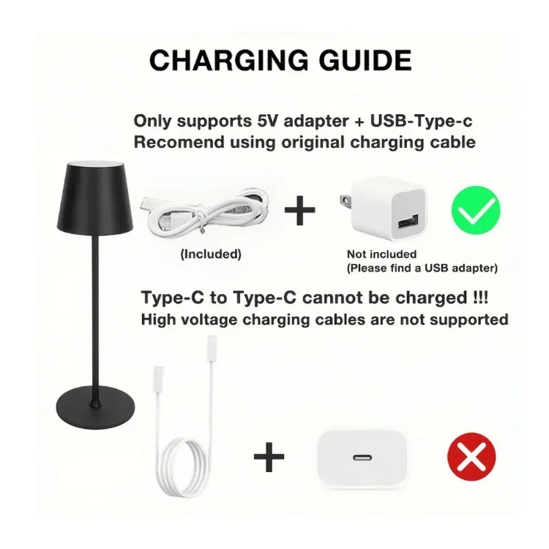 LED Rechargeable Desk Lamp Study Office Lamp Waterproof Touch LT045 touch table lamp