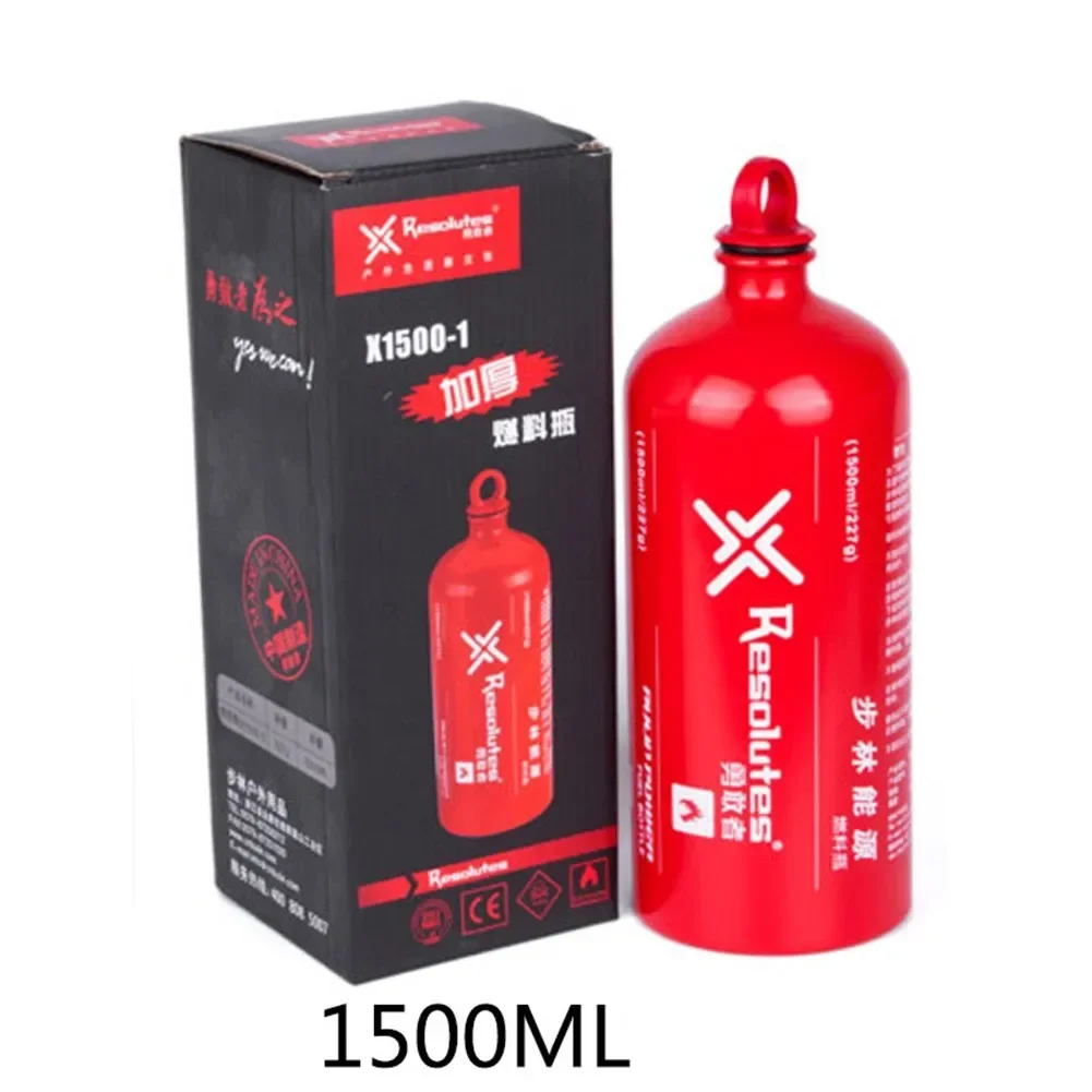 Description Picture 4 of item1500/1000/750/500 ML Outdoor Gas Oil Fuel Bottle Motorcycle Emergency Petrol Gasoline Canister Camping Cooking Stove Fuel Bottle