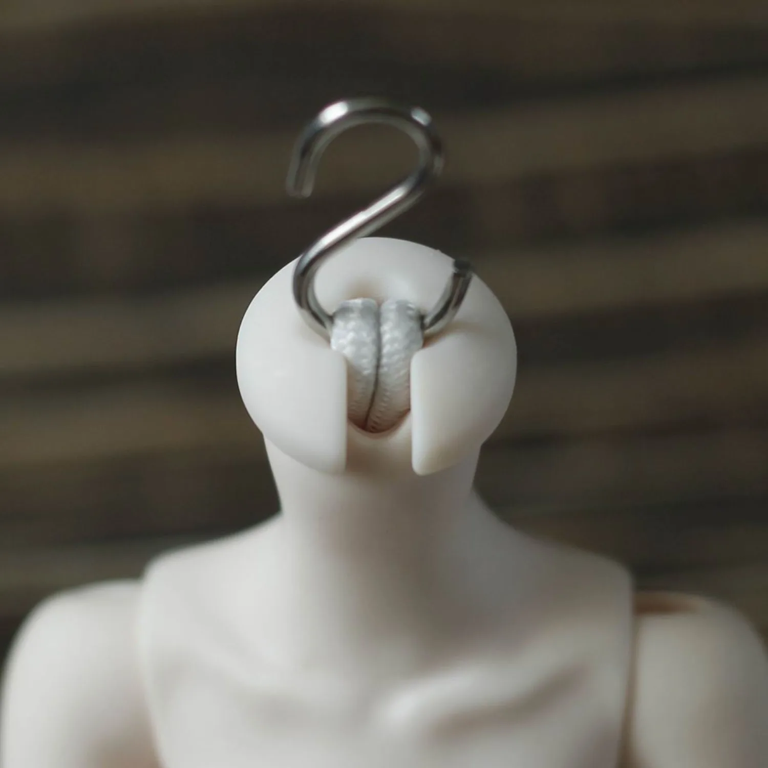 BJD Neck Connector 3/4/6 Size Doll Anti-Elastic Retraction Spacer Rubber Head Resin Head Pressure-Resistant Fit, BJD Accessories