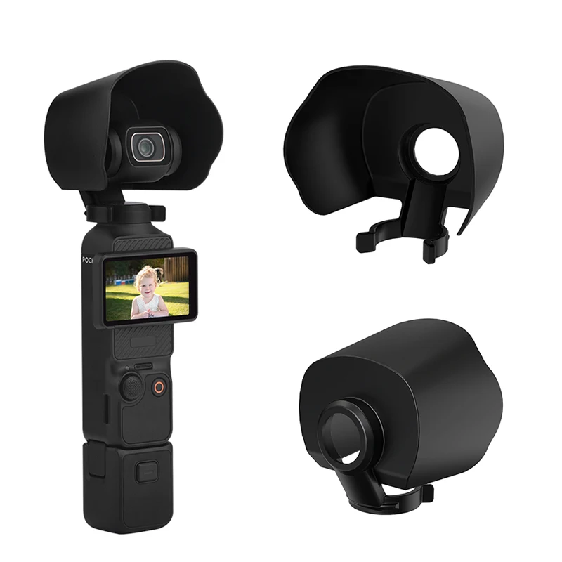 

Lens Sun Hood Sunshade for DJI Osmo Pocket 3,ABS High-Quality Case Prevent Glare Handheld Gimbal Camera Accessories