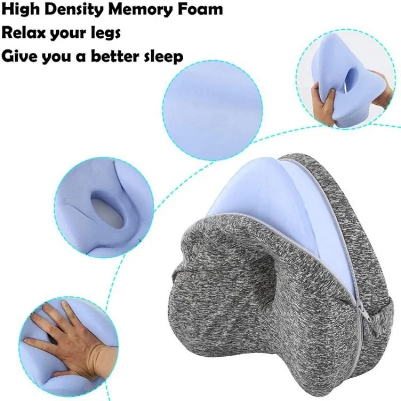Memory Cotton Leg Pillow Hollow Heart Pregnancy Side Sleeper Sciatica Orthopedic Sciatica Back Hip Relief Pillow For Bed, Sofa 6