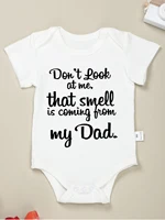 Daddy 50% Mommy = 100% Perfect Print Creativity Newborn Clothes Romper Minimalist Cute Popular Hot Cotton Baby Onesie Unisex 4