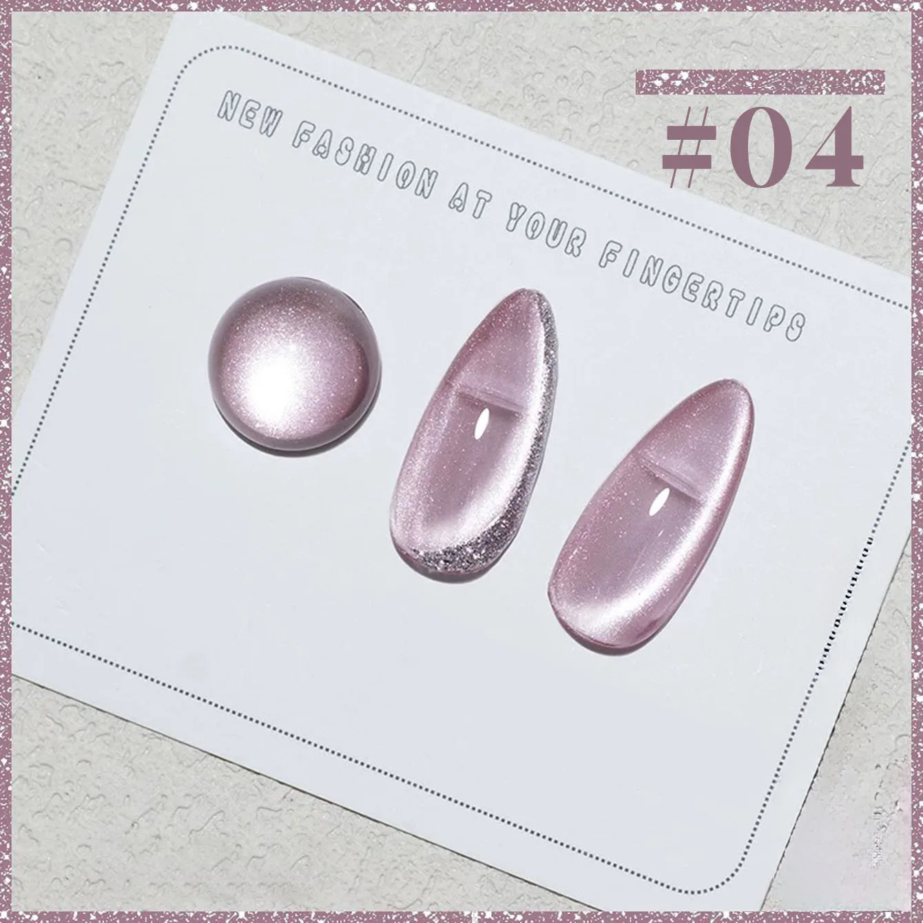 MIANEL 12ML Sommerblumen-ähnlicher Satin-Katzenaugen-Gel-Nagellack 2026 Eisklarer Nude-Glasperlen-Nagellack Rosa Nägel 1-6 Stück – Detail 28