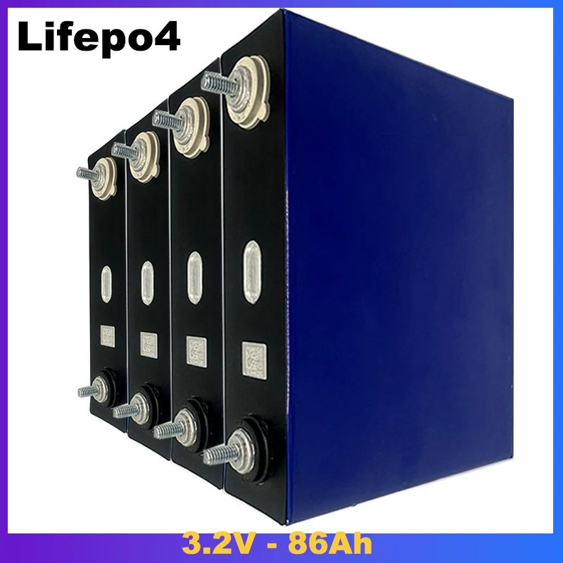 

3.2V Lifepo4 86Ah Lithium Iron Phosphate Battery Pack for DIY RV Battery and Solar Storage System Camper Vehicle Golf Cart SUV