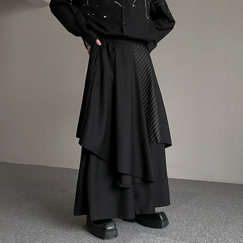 

Брюки-султанки Harajuku мужские с широкими штанинами, винтажные спортивные штаны в полоску, в стиле хип-хоп, повседневные джоггеры оверсайз для женщин, уличная одежда