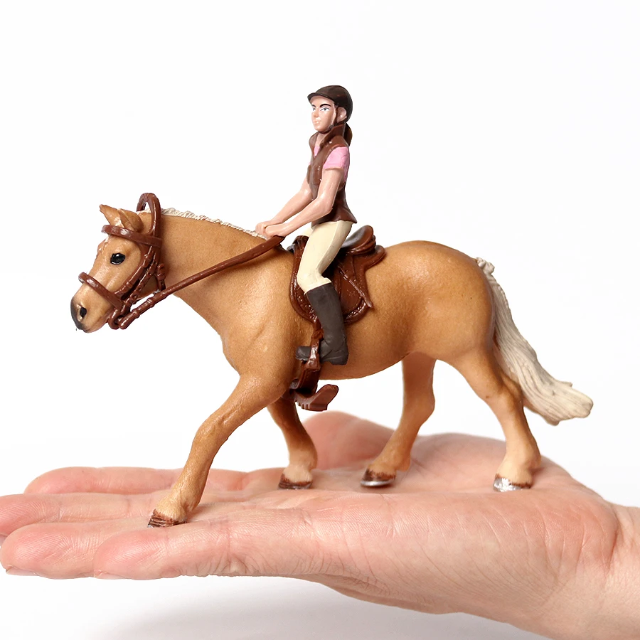 Horse Playset Animal Figurines - Equestrian Adventure Toy Set