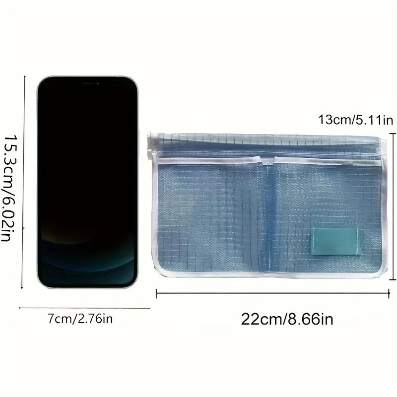 Refrigerator Door Organizer 1pc Fridge Hanging Mesh Bag Kitchen Storage