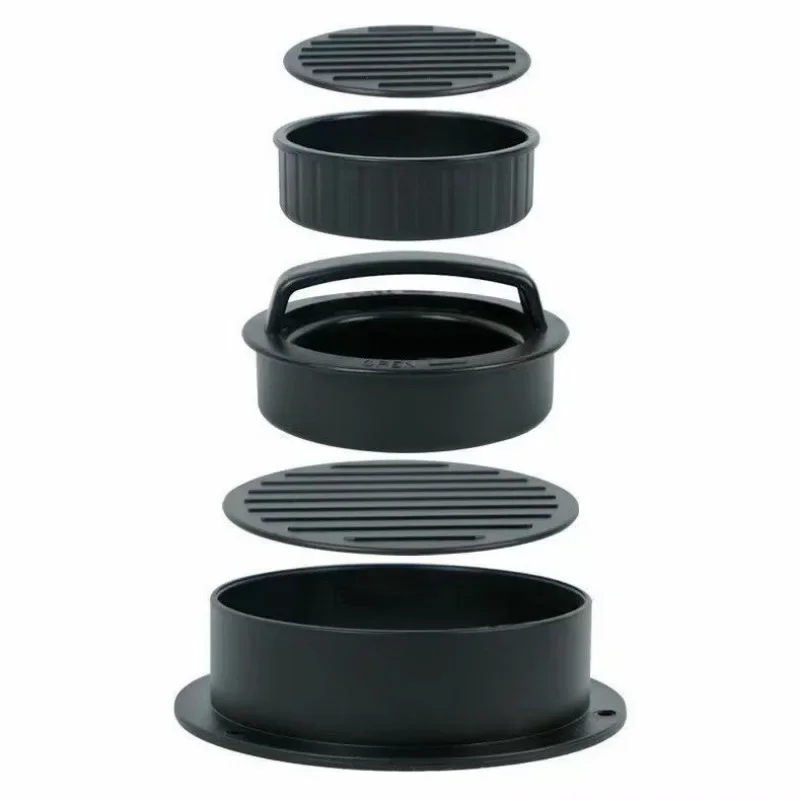 3in1 Round Hamburger Maker Non-Stick Meat Press Tool Beef Pork Grill Burger Press Pie Patty Maker Mold Barbecue Kitchen Utensils