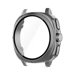 Ultra Glass Case Shell with Screen Protector for Watch 7 40mm (Titanium Steel)