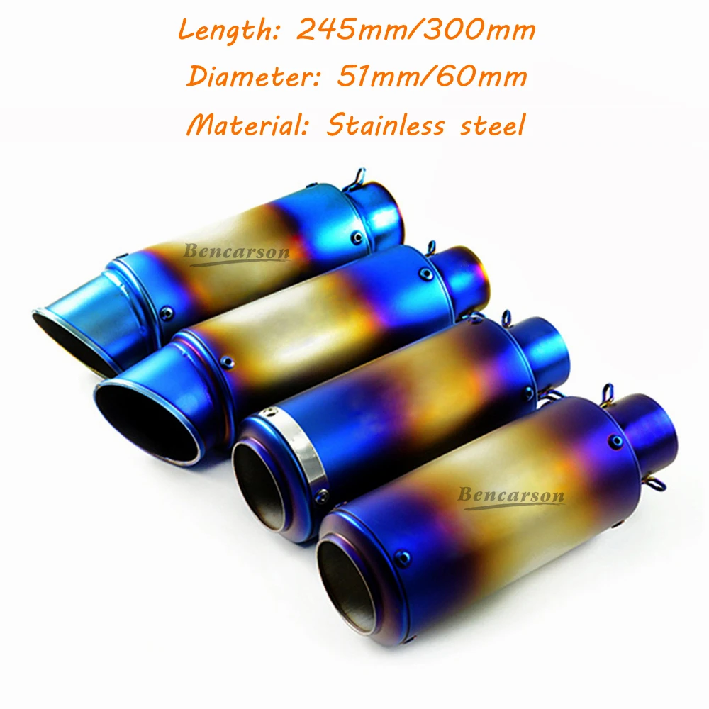 Moto Scooter Atv Marmitta Marmitta Tubo Fuga Moto Ponteira Fuga Moto Per Honda Yamaha Kawasaki Suzuki Pcx Z900 Crf