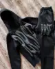 3D Letter Foam 2 Piece Set Tracksuit Men Y2k Set Sweatpants Tracksuit Men and Women Streetwear Hip Hop Casual Oversized Hoodie 2