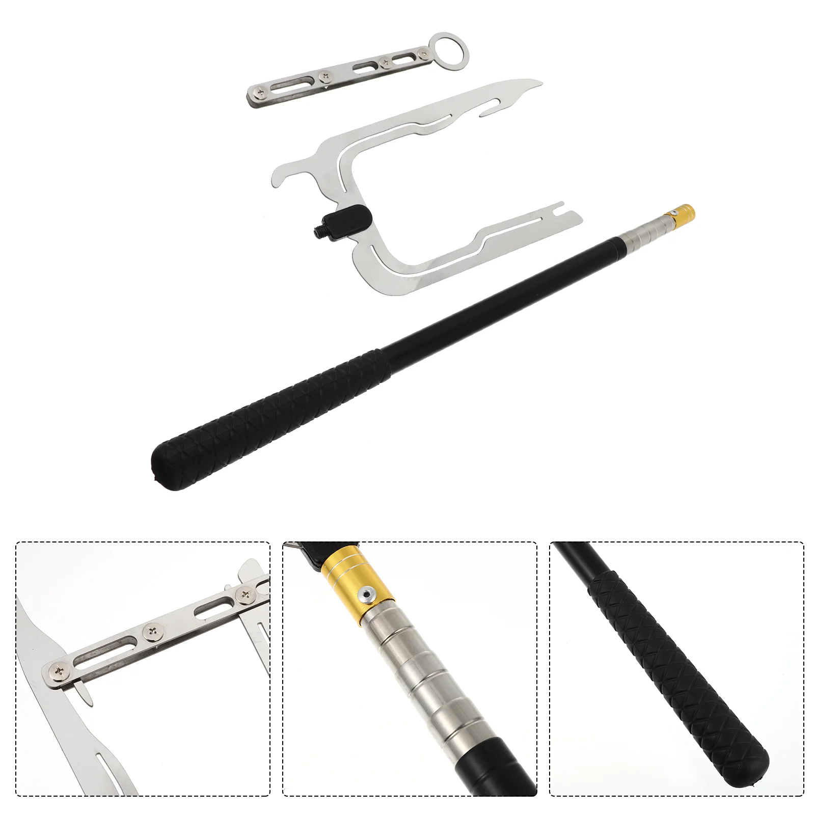 Boat Telescopic Boat Hook Telescoping Puller Threader Tie Rope Telescopic Boat Hooks Telescopic Dock Extension Rod