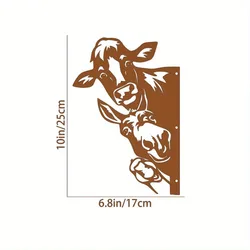 Horse Silhouette Iron Art: Rustic Outdoor Garden and Wall Decor (TY3453 - 01 - xiu)