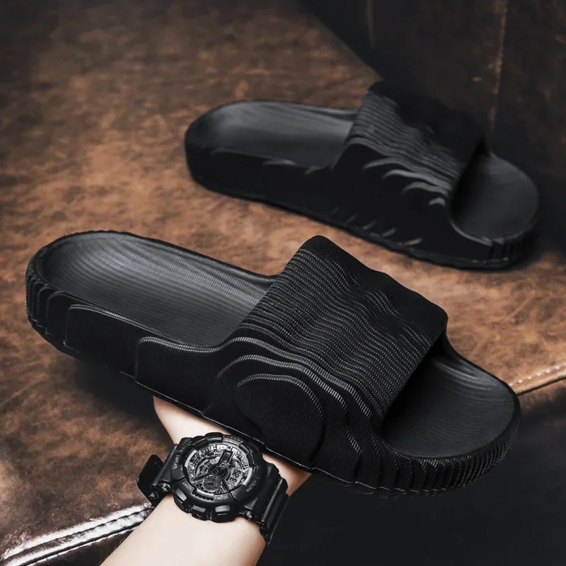 EVA Indoor Slippers Summer Outer Wear Couple Home Use Coconut Slippers Motorcycle Protective Boots One-Piece Rubber motorcycle slippers