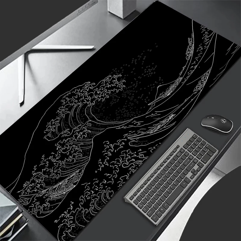 Mousepad-computador-xl-mousepads-teclado-tapete-de-mouse-jap-o-onda-do ...