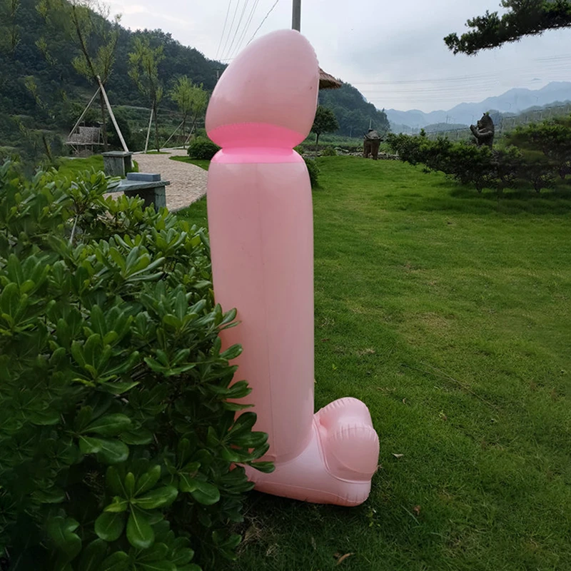 90 CM Wiley Rope Loop Balloon Sex Toys Bachelor Party Decoration Inflatable Penis Chest Balloon Hen Night Adult Party Decor  pic