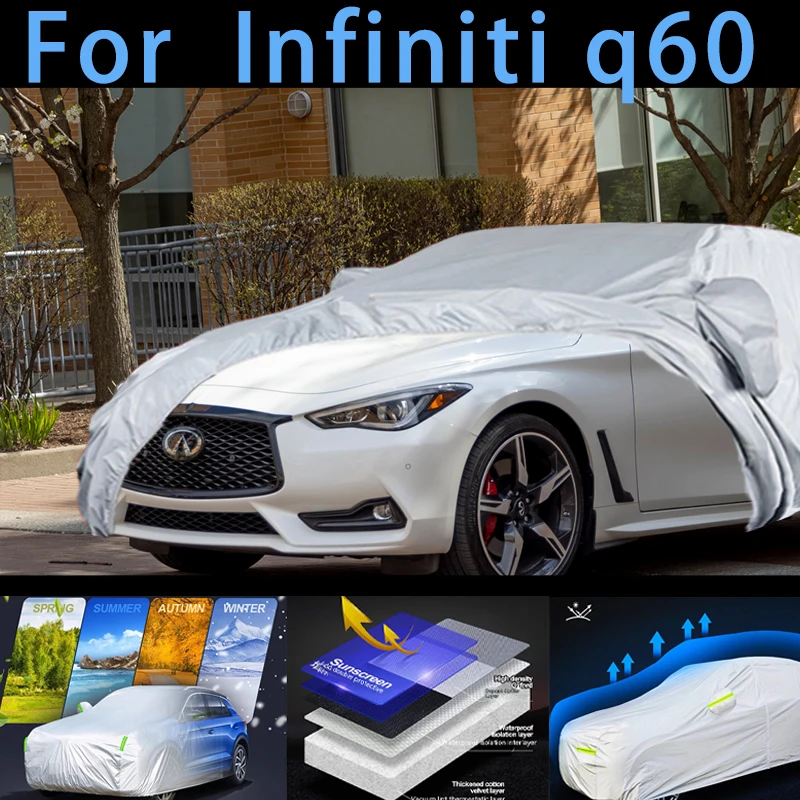 

For infiniti q60 Car protective cover,sun protection,rain protection, UV protection,dust prevention auto paint protective