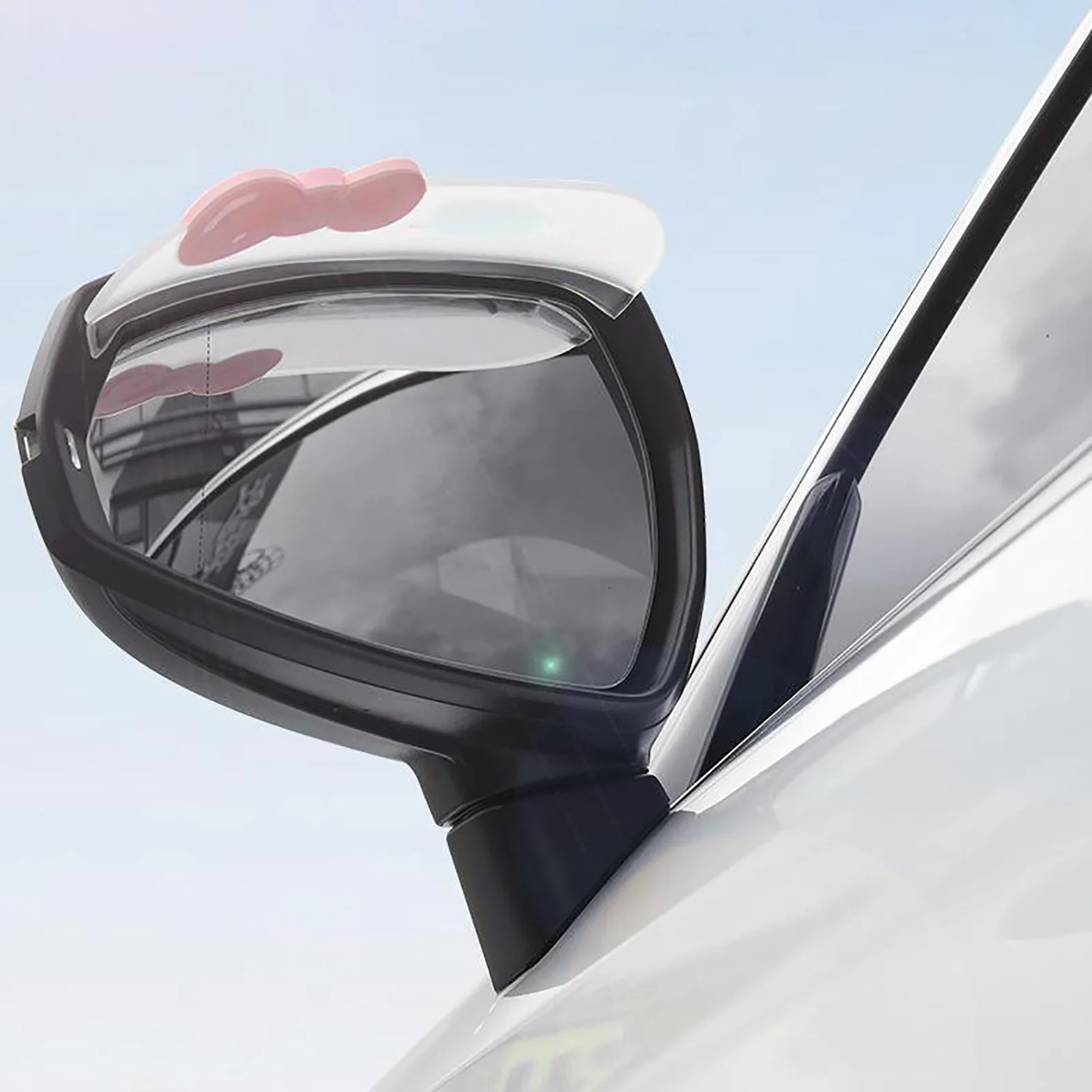 Rear View Mirror Rain Block Cartoon Cute PVC Wing Mirror Eyebrow Cover Trim Side Rearview Side Water Block