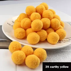 Mini Fluffy Soft Pom Poms for DIY Crafts and Home Decor (38 earthy yellow)