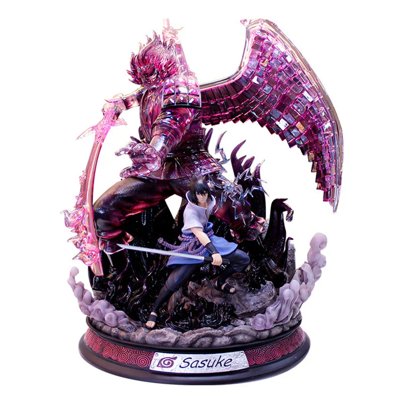 

Naruto Figure Shppuden GK Susanoo Statue Uchiha Sasuke Model Battle Scene Anime Action 32cm PVC Kids Toys For Children Figma