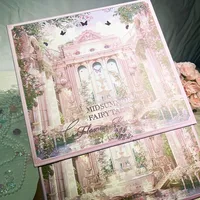 Boîte à maquillage Flower Knows édition limitée, design rose fantaisie style palais, pour la nuit d'été 4