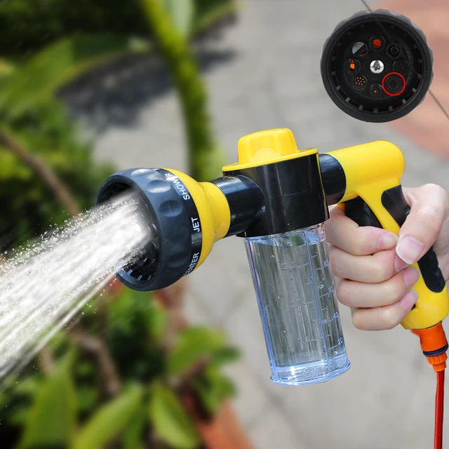 Foaming Car Wash Sprayer High Pressure Foam Soap Sprayer Hose Attachment  Adjustable Foam Sprayer Truck Cleaning Supplies For - AliExpress