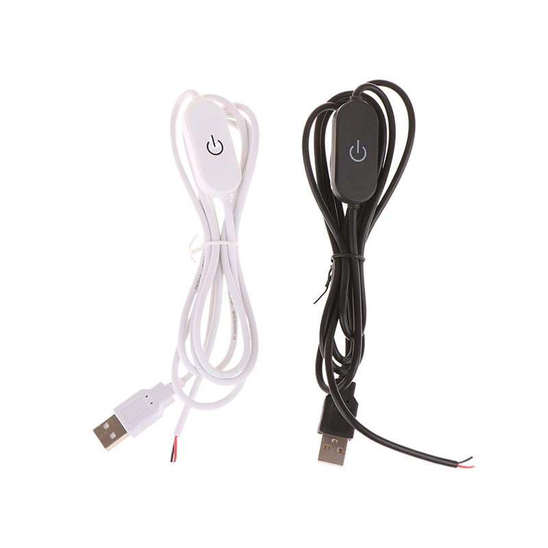 USB touch dimming switch cable 2A 5V 1.5M smart light switch led dimmer switch led dimmer controller smart dimmer switch lamp dimmer power cords dimmer switch usb cable switch 2.0A To 2 Wire Output 5-Dimmer Controller
