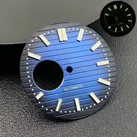 NH38 30.5MM dial Nautilus Watch dial green luminous dial Suitable for NH38 movement watch accessories Watch repair tool
