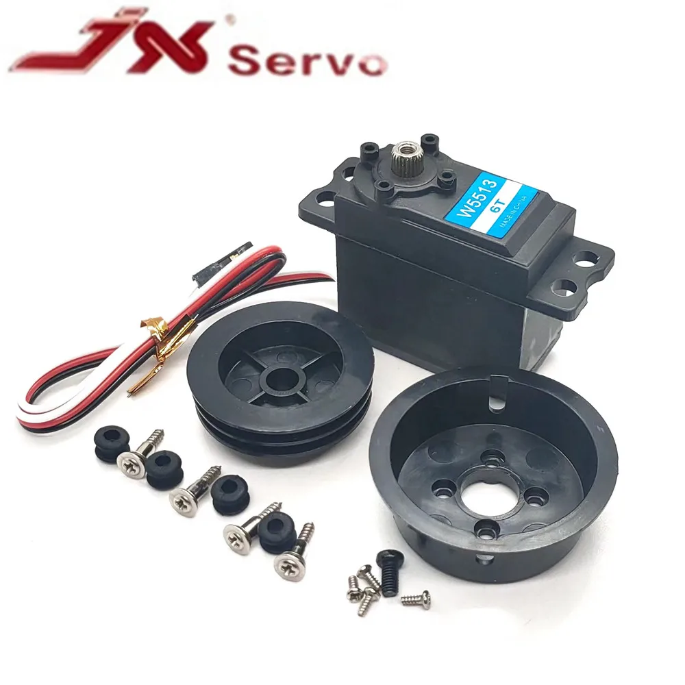 W55136T 4T JX 4 6 turns 10kg Standard Metal Gear Sail Winch servo For
