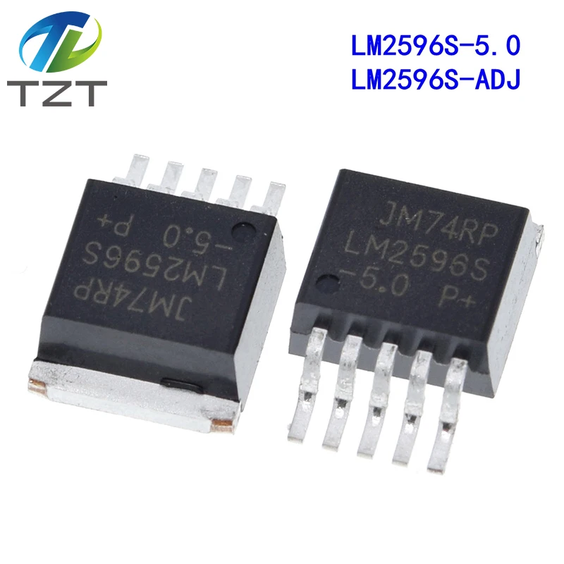 DIYTZT 10/30개 LM2596S-5.0 LM2596S-ADJ LM2596S LM25..