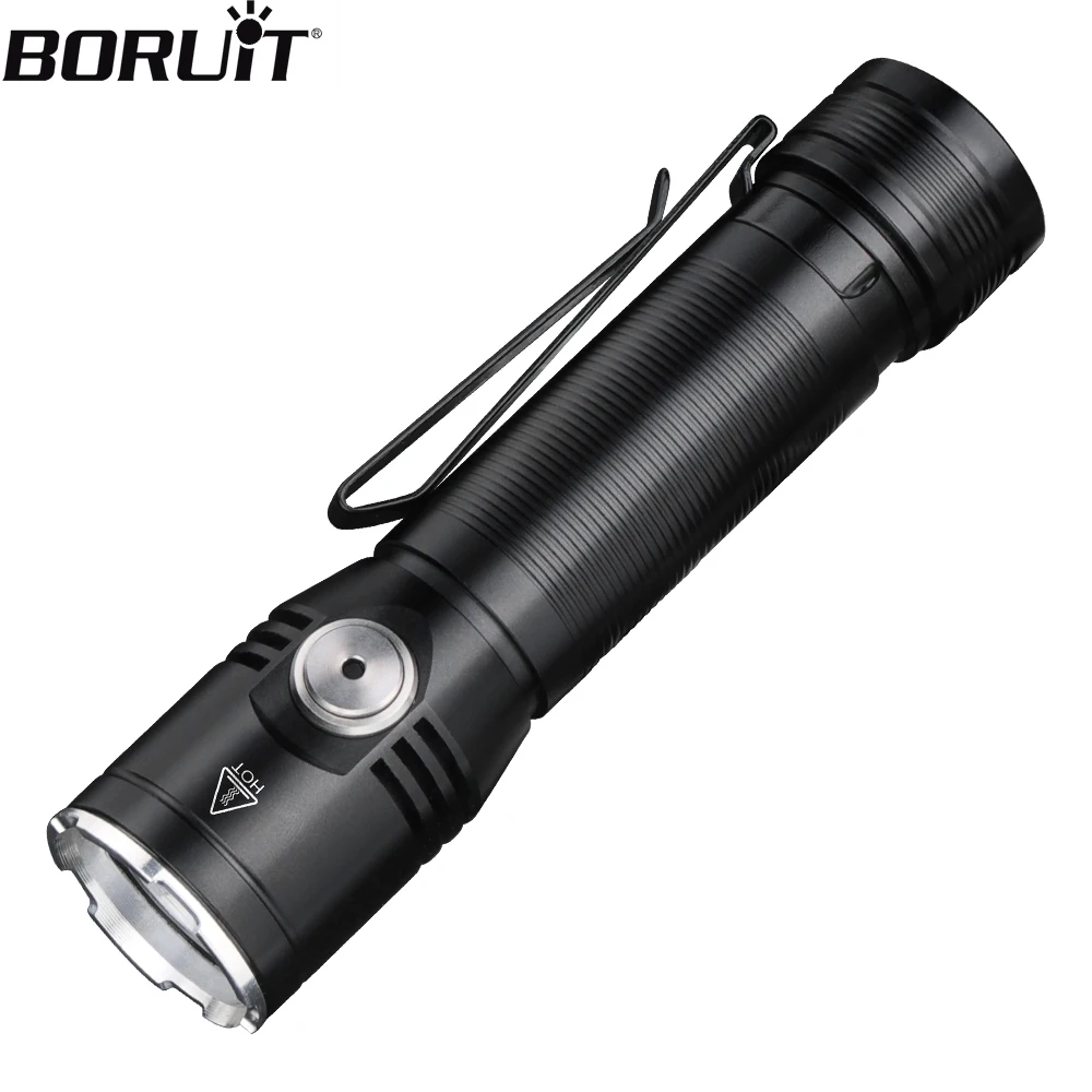 

Bruit ET20 Powerful LED Flashlight Type-C Rechargeable Work Light With Clip Waterproof Camping Fishing Lantern Emergency use