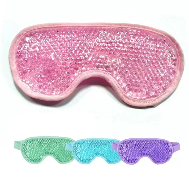 New Gel Eye Mask Reusable Beads for Hot Cold Therapy Soothing Relaxing Beauty Gel Eye Mask Sleeping Ice Goggles Sleeping Mask 5