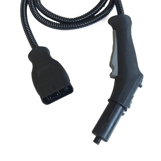 Tuyau Avec Poignée Et Interrupteur Pour Nettoyeur Vapeur Karcher SC5, SC5800C, SG 4/4 - Longueur 2,5 M - Remplace 4.322-046.0