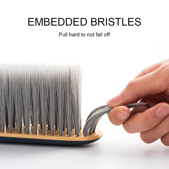 Hosszú Fogantyú Sörték Ágykefe Fa Antisztatikus Porkefék Szőnyeg Kanapé Ruházat Seprű Háztartási Tisztító Szerszámok - Image 3