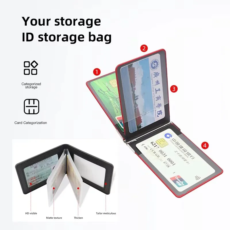 Premium Leather Car Logo ID Document Holder Card Cover