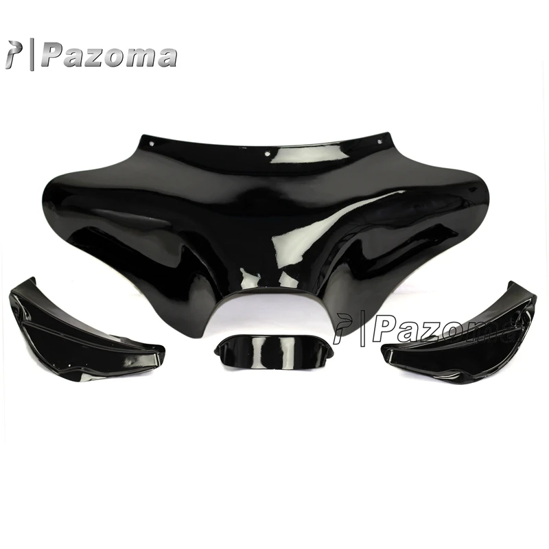 

Motorcycle Fiberglass Front Outer Batwing Fairing Kit Body for Harley Motorbike