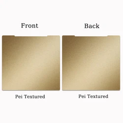 Double - Sided Textured Spring Steel Sheet with Magnetic Build Plate - 241x253.8mm PEI Sheet - 241x253.8mm (Textured)
